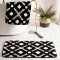 Cartoon imitation cashmere floor mats, absorbent bathroom doormats, non-slip floor mats for bathrooms Cross-border water doormats