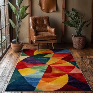 Amazon's hot-selling light luxury carpets, stain-resistant coffee table rugs, bedroom cooling decorative bedside rugs, in stock.