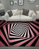 Cross-border carpets, living room sofa rugs, 3D vortex wall-to-wall carpets, creative three-dimensional floor mats available for shipping