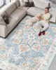 Cross-border Bohemian living room rug, retro Persian ethnic carpet mat, bedroom sofa coffee table rug