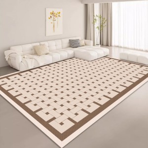 Nordic minimalist living room carpet, sofa coffee table blanket, bedroom bedside mat, high-end full-length closet carpet