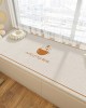 Useful all-season bedroom balcony mat, high-end absorbent mat, non-slip, stain-resistant, and easy-care imitation cashmere bay window mat.