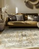 Cross-border Nordic Bohemian decorative large area rug, non-slip, stain-resistant, and wear-resistant wall-to-wall carpet for the living room
