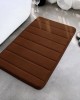 Cross-border striped quilted coral fleece floor mat, manufacturer wholesale, non-slip bathroom mats, TEMU Amazon stock and dropshipping