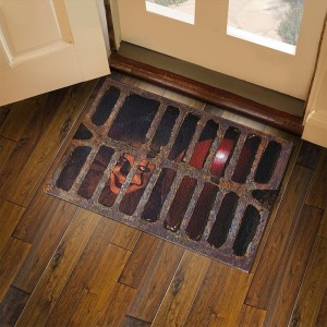 Amazon cross-border clown Halloween series printed floor mats for home entryways, stain-resistant, wear-resistant, and easy-care doormats.