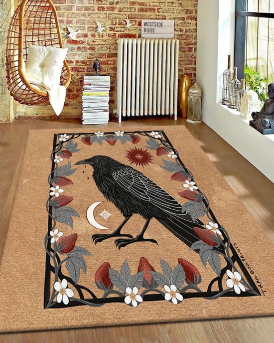 American retro animal carpet, living room decorative wall-to-wall rug, stain-resistant and wear-resistant area rug for bedroom bedside rug American retro animal carpet, living room decorative wall-to-wall rug, stain-resistant and wear-resistant area rug for bedroom bedside rug