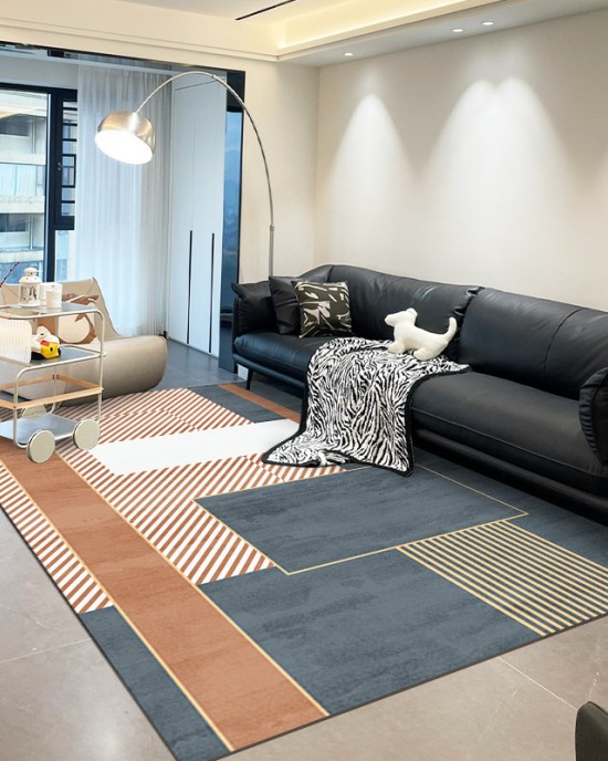 Nordic Simple living room carpet, modern sofa coffee table rug, printed wall-to-wall bedroom mat with stain-resistant design. Nordic Simple living room carpet, modern sofa coffee table rug, printed wall-to-wall bedroom mat with stain-resistant design.