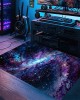 Cross-border Amazon starry sky carpet, stain-resistant and wear-resistant entrance doormat, gaming room, living room, and coffee table easy-care carpet Cross-border Amazon starry sky carpet, stain-resistant and wear-resistant entrance doormat, gaming room, living room, and coffee table easy-care carpet