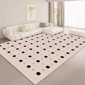 Nordic minimalist living room carpet, sofa coffee table blanket, bedroom bedside mat, high-end full-length closet carpet
