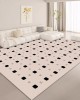 Nordic minimalist living room carpet, sofa coffee table blanket, bedroom bedside mat, high-end full-length closet carpet