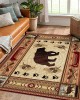 American country carpet, light luxury bedroom, living room, hotel, ethnic bedside rug, wall-to-wall vintage carpet. American country carpet, light luxury bedroom, living room, hotel, ethnic bedside rug, wall-to-wall vintage carpet.