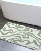Creative striped diatom mud bathroom mat, non-slip, absorbent bathroom, foot mat, stain-resistant, easy-to-care entryway. Floor Mats Creative striped diatom mud bathroom mat, non-slip, absorbent bathroom, foot mat, stain-resistant, easy-to-care entryway. Floor Mats