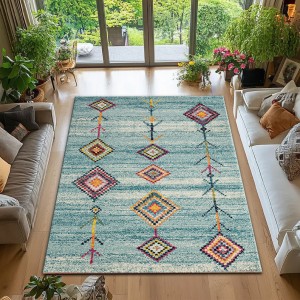 Nordic thickened crystal velvet floor mats, stain-resistant, non-slip, full-length easy-care large carpet available for dispatch