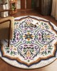 TEMU dropshipping round Persian print carpet for home use. Decorative stain-resistant bedside rug, non-slip hanging basket chair mat TEMU dropshipping round Persian print carpet for home use. Decorative stain-resistant bedside rug, non-slip hanging basket chair mat