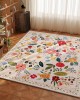 Cross-border TEMU Bohemian Decorative Rug, Living Room, Bedroom, Non-Slip, Wear-Resistant, Easy-Cleaning Coffee Table Bedside Rug