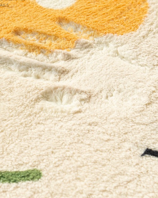 Cross-border Kavita-style imitation cashmere carpet for bedroom and living room, stain-resistant, wear-resistant, thickened, skin-friendly velvet bedside blanket.