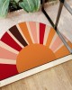 Cartoon rainbow semi-circular floor mats for home entrance doormats, stain-resistant, non-slip bathroom doormats Cartoon rainbow semi-circular floor mats for home entrance doormats, stain-resistant, non-slip bathroom doormats