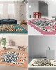 Temu cross-border imitation tiger-print crystal velvet carpet for living room decoration, non-slip, stain-resistant, and easy-care sofa blankets.