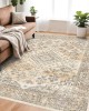 Cross-border TEMU Bohemian style carpet for home living room decoration, dirt-resistant, non-slip, and easy-care Coffee table rugs available for shipping.
